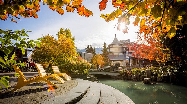 Fall in Whistler Village, Source: Tourism Whistler/Justa Jeskova