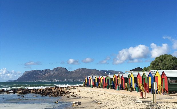 surf beach holiday, beach huts, ocean, instagram, photo, blue, travel, colourful