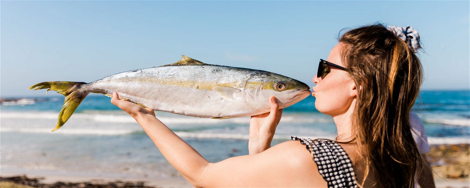 Fresh fish wild picnic coastal foraging 