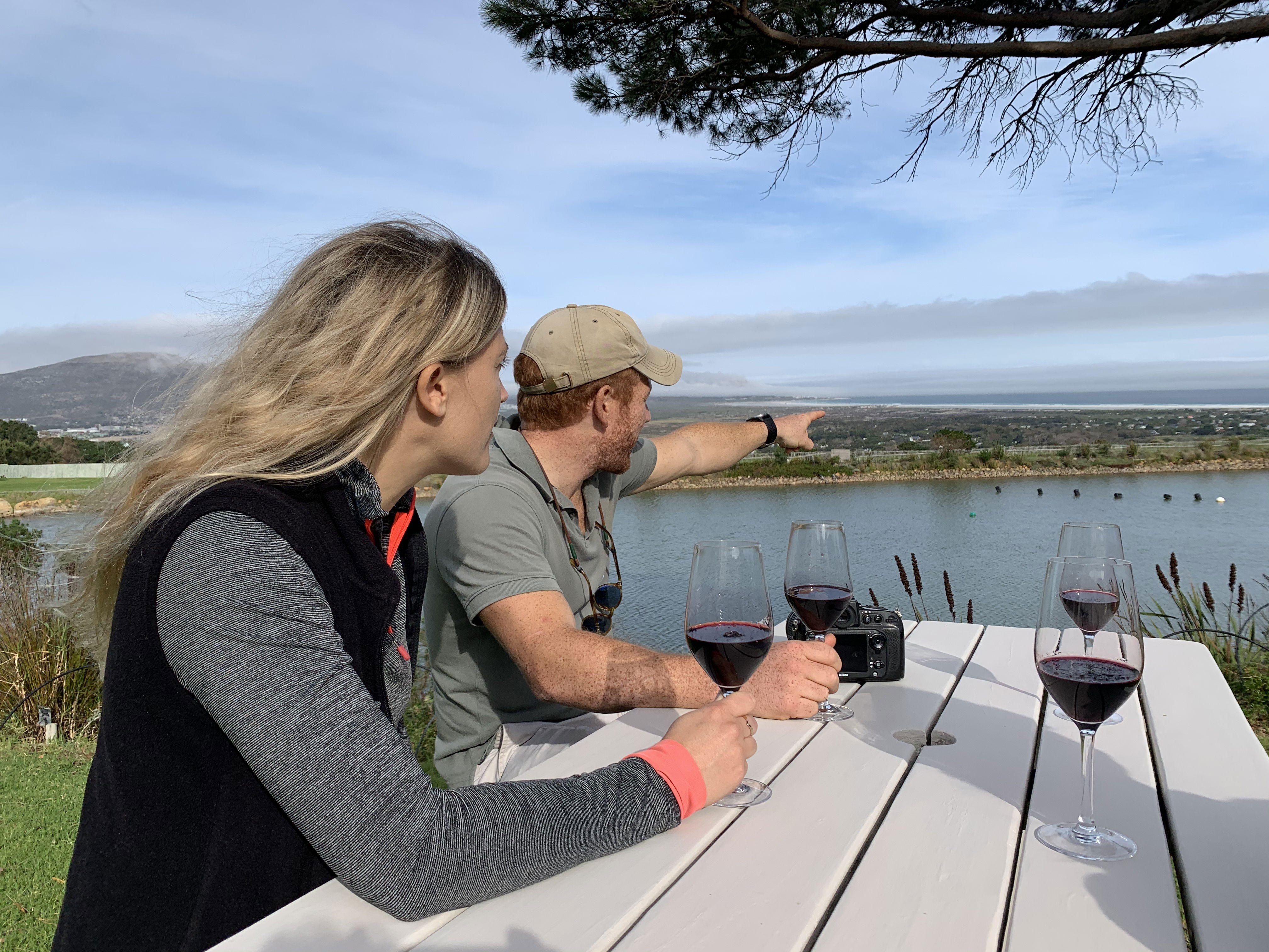 Wine tasting in the vineyards nature walk