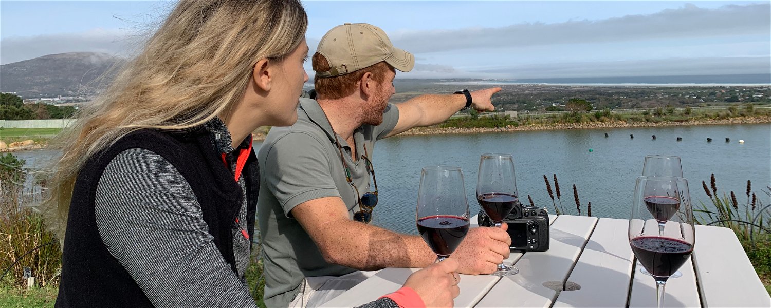 Wine tasting in the vineyards nature walk