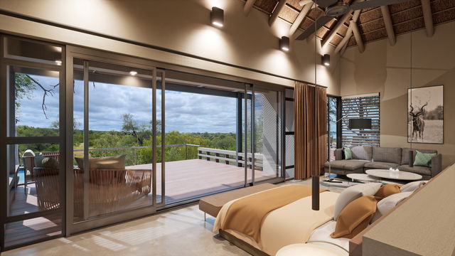 Amani Safari Camp luxury suite in Klaserie Private Nature Reserve