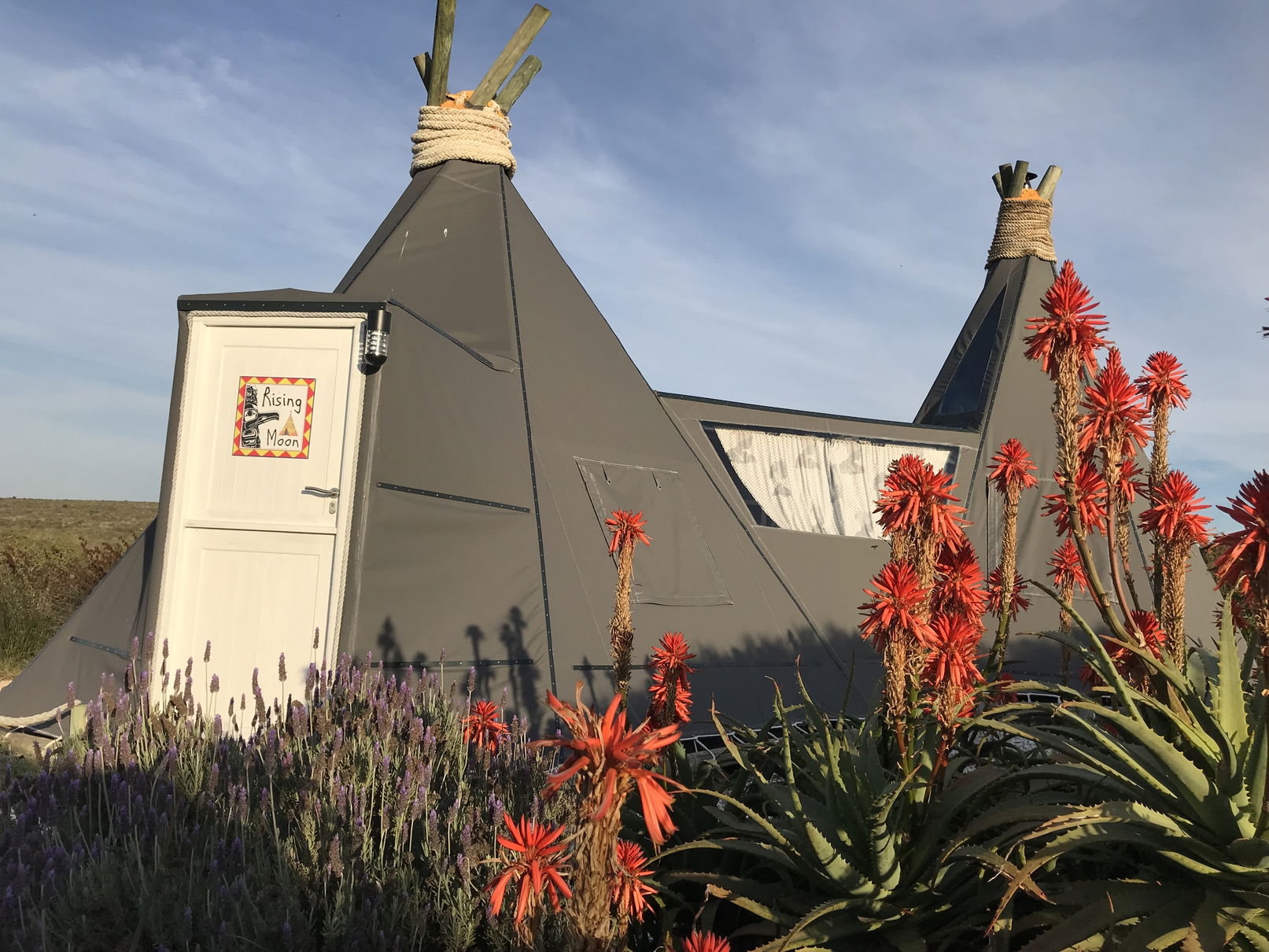 Wigwam Rising Moon, glamping at its best, set amongst Fynbos