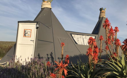 Pamper yourself at Farr Out Guesthouse in Paternoster in Wigwam Rising Moon / glamping